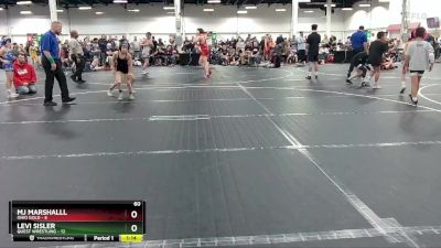 60 lbs Semis (4 Team) - Levi Sisler, Quest Wrestling vs MJ Marshalll, Ohio Gold