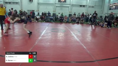 85 lbs Semifinal - Koby Collins, Phoenix W.C. vs Greyson Boner, Dayton Bandits - Black