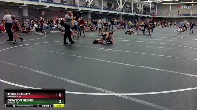 88 lbs Round 3 (8 Team) - Titus Feagley, Rampage vs Grayson Helms, Kraken