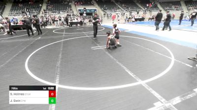 76 lbs Final - Shion Holmes, Stl Warriors vs Jacob Gwin, Coweta Tiger Wrestling