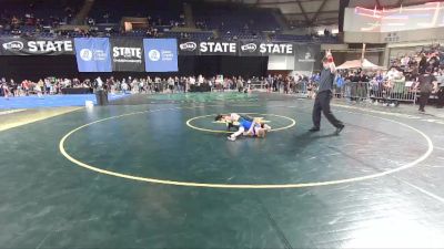 56 lbs Cons. Round 2 - Ashton Camacho, Warden Elite Wrestling vs Parker Fish, NWWC