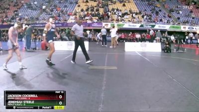 133 lbs Semis & 3rd Wb (16 Team) - Jackson Cockrell, Grand View (Iowa) vs Jeremiah Steele, Menlo (Calif.)