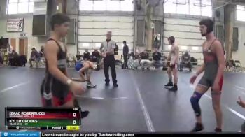130 lbs Round 1 (8 Team) - Kyler Crooks, Team Ohio vs Izaac Robertucci, Warhawks Red