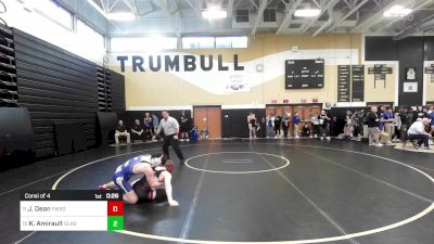 145 lbs Consi Of 4 - James Dean, Fairfield Warde vs Kyle Amirault, Glastonbury