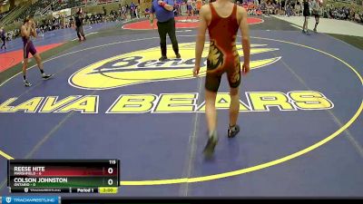 115 lbs Semis (4 Team) - Reese Hite, Marshfield vs Colson Johnston, Ontario