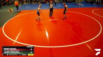 150 lbs Semis & 1st Wrestleback (8 Team) - Henrik Sperlazza, STMA (St. Michael/Albertville) vs Grant McCain, NLS (New London/Spicer)