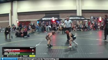 47 lbs Semis (4 Team) - Lorenzo Barbieri, Steel Valley vs Abel Wesolowski, Panhandle All-Stars