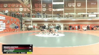 98 lbs Quarterfinal - Brand`n Edstrom, Madison High School vs Kale Cowley, Rigby High School