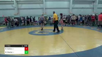 C-114 lbs Consi Of 4 - Malik Dollery, OH vs Malaki Mosher, MI