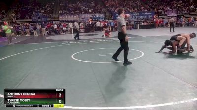 D 2 182 lbs Quarterfinal - Tyrese Mosby, Plaquemine vs Anthony Denova, Brusly