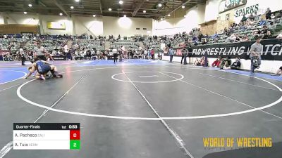 182 lbs Quarterfinal - Aiden Pacheco, California Grapplers vs Ami Tuia, Hermiston Wrestling