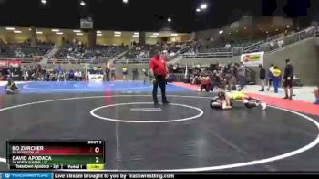 132 lbs Round 2 (4 Team) - Bo Zurcher, 5A Silverton vs David Apodaca, 5A North Eugene