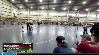 57 lbs Quarterfinal - Bronson O`Blennis, Fremont Wrestling Club vs Blaze Blackhurst, Sons Of Atlas