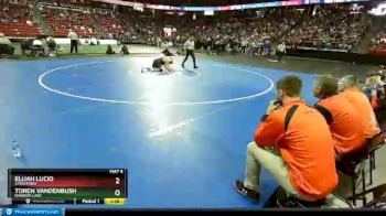 D3-152 lbs Quarterfinal - Elijah Lucio, Stratford vs Toren Vandenbush, Random Lake