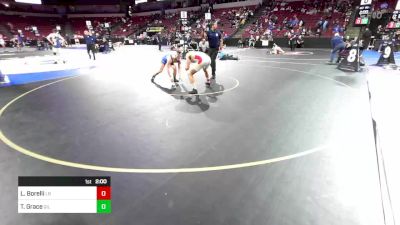 160 lbs Round Of 16 - Larry Borelli, Los Banos (SJ) vs Travis Grace, Gilroy (CC)