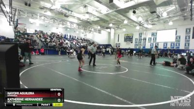 100 lbs Semifinal - Katherine Hernandez, Bell Gardens vs Nayomi Aguilera, Etiwanda