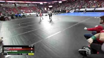 D2-106 lbs Champ. Round 1 - Brendan Burke, Amery vs Matthew Wilterdink, Oostburg