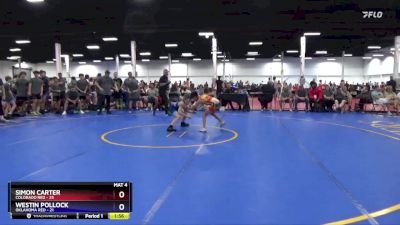 83 lbs Round 1 (8 Team) - Simon Carter, Colorado Red vs Westin Pollock, Oklahoma Red