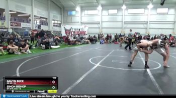 160 lbs Round 4 (10 Team) - Simon Bishop, 84 Athletes vs Gavyn Beck, Rd-Up