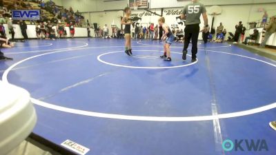 70 lbs Rr Rnd 3 - Mason Woolman, Pryor Tigers vs Kaili Prose, Jay Wrestling Club