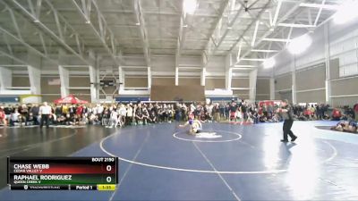 144v Champ. Round 2 - Raphael Rodriguez, Queen Creek V vs Chase Webb, Cedar Valley V