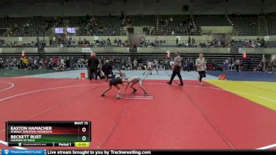 65 lbs Cons. Round 3 - Easton Hamacher, Pursuit Wresting Minnesota vs Beckett Rust, Legends Of Gold