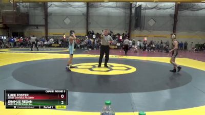 106 lbs Champ. Round 3 - Shamus Regan, Wyoming Seminary (PA) vs Luke Foster, Joliet Catholic Academy