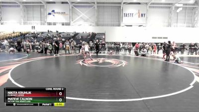 94 lbs Cons. Round 2 - Nikita Kruhlik, Club Not Listed vs Matew Calnon, Victor You Wrestling