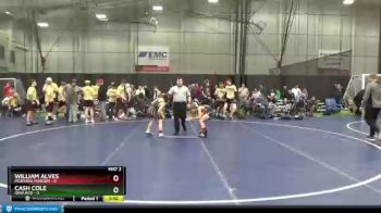 75 lbs Round 4 (6 Team) - William Alves, Montana Maroon vs Cash Cole, Iowa Red