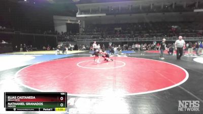 106 lbs Quarterfinal - Nathaniel Granados, Merced vs Elias Castaneda, Bella Vista