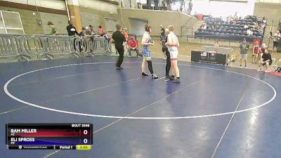 187 lbs Cons. Round 1 - Bam Miller, AZ vs Eli Spross, MT