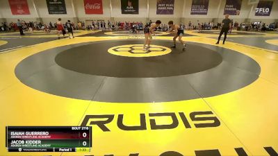 160 lbs Cons. Round 2 - Isaiah Guerrero, Askren Wrestling Academy vs Jacob Kidder, Askren Wrestling Academy