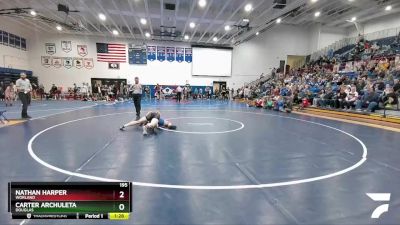 195 lbs Semifinal - Carter Archuleta, Douglas vs Nathan Harper, Worland