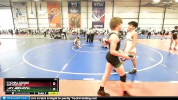 100 lbs Rd# 1 9:00am Friday - Jack Abramson, M2TC Blue vs Thomas Gorski, East Coast Elite