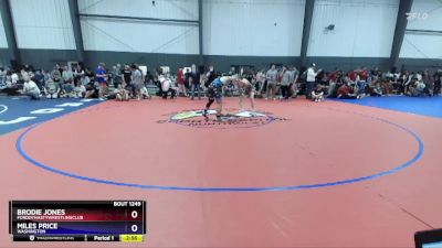 157 lbs Cons. Round 4 - Brodie Jones, FordDynastyWrestlingClub vs Miles Price, Washington