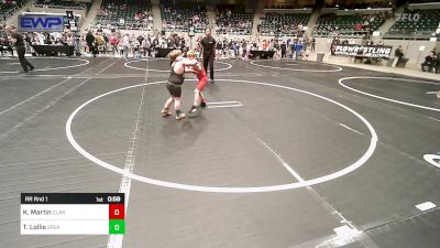 Rr Rnd 1 - Kohen Martin, Claremore Wrestling Club vs Tommy Lollis, Sperry Wrestling Club