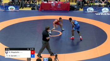 61 kg 2 Of 3 - Nico Megaludis, Nittany Lion Wrestling Club vs Nahshon Garrett, Sunkist Kids Wrestling Club