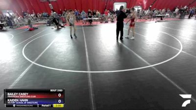 106 lbs Round 4 - Bailey Casey, Menomonie Wrestling Club vs Kaiden Hahn, Victory School Of Wrestling