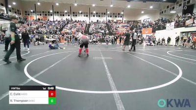 Consolation - Cash Culie, Wagoner Takedown Club vs Riggs Thompson, Broken Arrow Wrestling Club