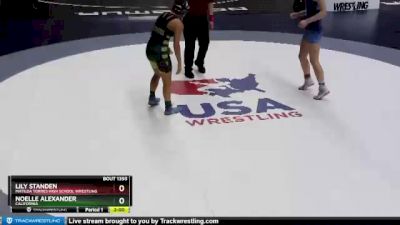 132 lbs Quarterfinal - Lily Standen, Matilda Torres High School Wrestling vs Noelle Alexander, California