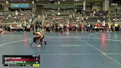 65 lbs Cons. Round 1 - Wyatt Callaway, 2TG vs DeAndre Denmark Jr, D3 Wrestling Club