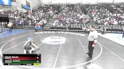 4A 155 lbs Quarterfinal - Sarah Walsh, Ridgeline vs Abigail Acosta, Stansbury