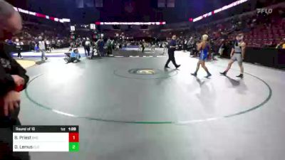 138 lbs Round Of 16 - Braden Priest, Bakersfield (CS) vs Dario Lemus, Clovis (CS)