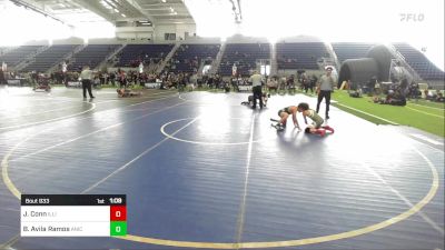 95 lbs Semifinal - Jesse Conn, Illinois Valley Youth Wrestling vs Brandon Avila Ramos, Aniciete Training Club