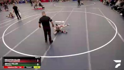 47-50 lbs Quarterfinal - Bryce Miller, Minnesota vs Braxton Eller, New Prague Wrestling