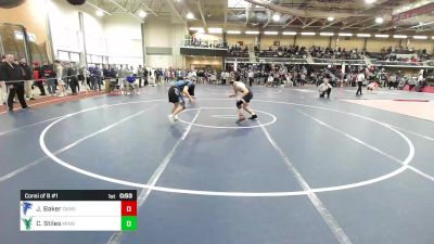 160 lbs Consi Of 8 #1 - Joseph Baker, Danvers vs Calvin Stiles, Minnechaug