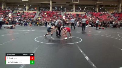 79 lbs Quarterfinal - Wesley Whittaker, CYWC vs Tegan Buck, Wellington Youth Wrestling