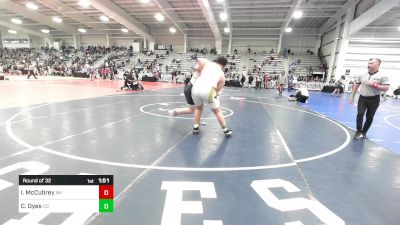 285 lbs Round Of 32 - Ian McCubrey, NH vs Champion Dyes, CO