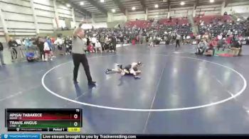 75 lbs Finals (2 Team) - Apisai Tabakece, Idaho vs Travis Angus, Utah