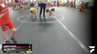 52 lbs Round 4 (8 Team) - Landon Meyers, OMP vs Sawyer Oakes, PA Alliance